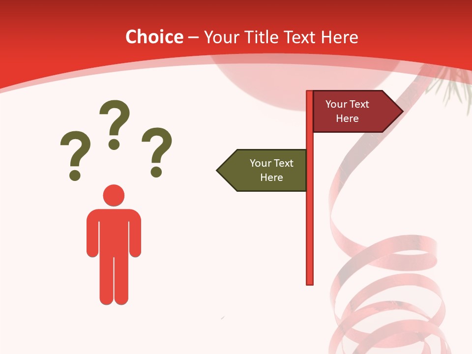 Ornament Beautiful Ball PowerPoint Template