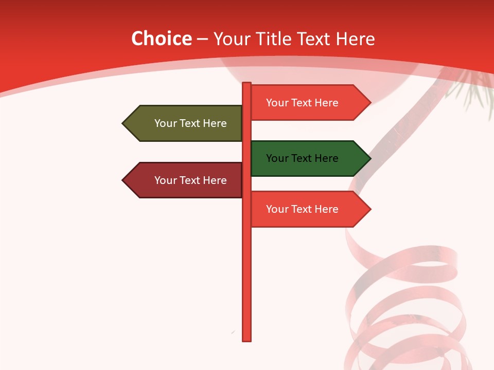 Ornament Beautiful Ball PowerPoint Template