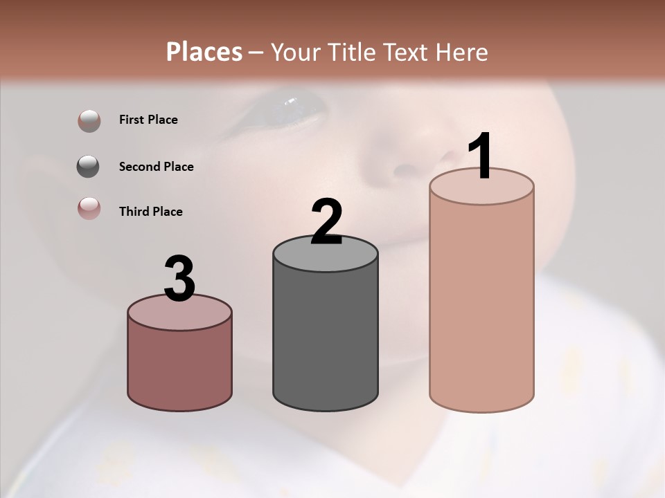 Blue Sunlight Eye PowerPoint Template