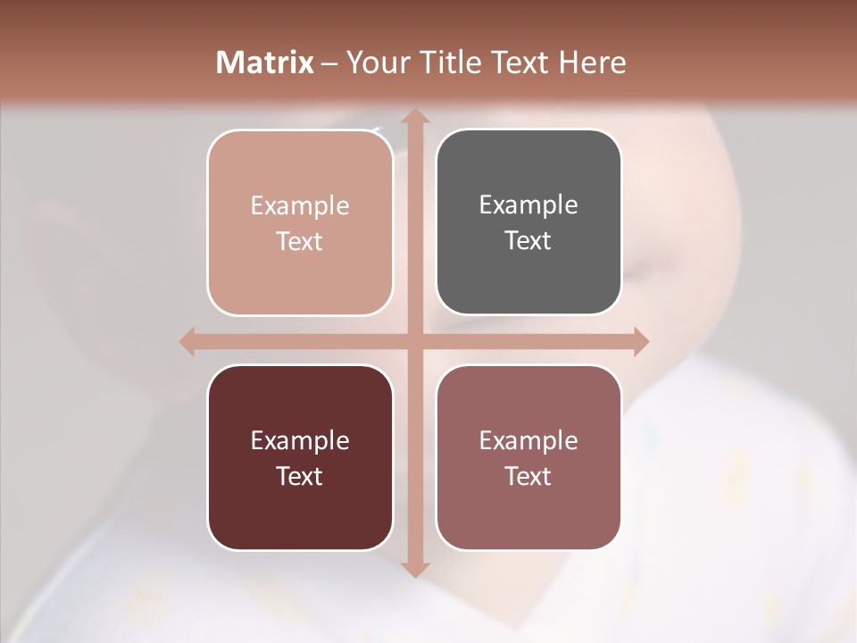 Blue Sunlight Eye PowerPoint Template