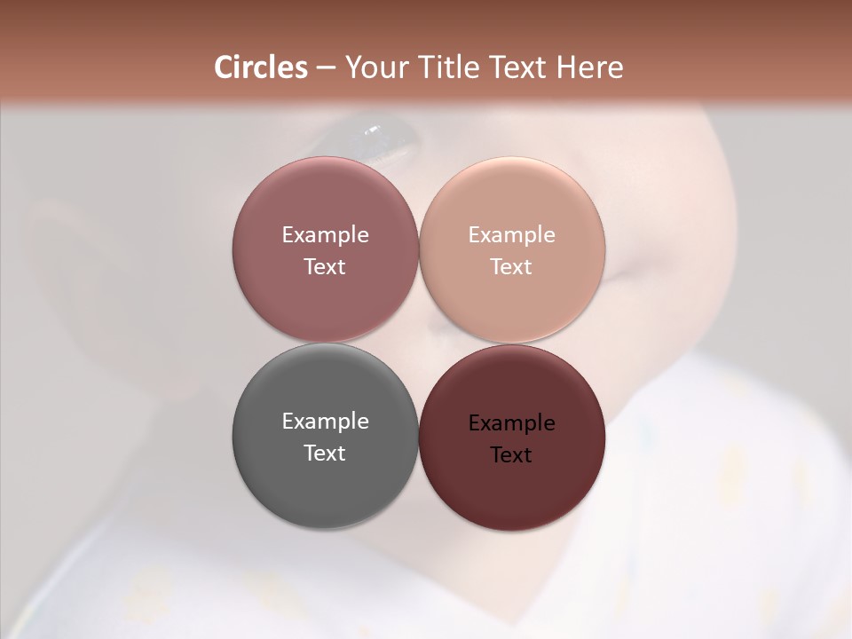 Blue Sunlight Eye PowerPoint Template