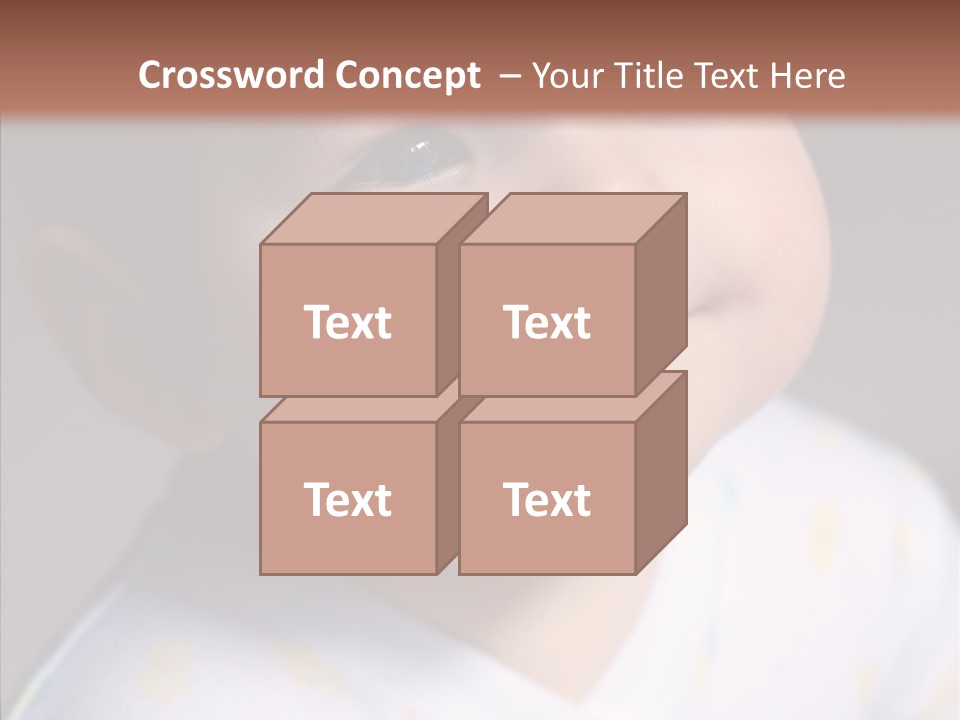 Blue Sunlight Eye PowerPoint Template