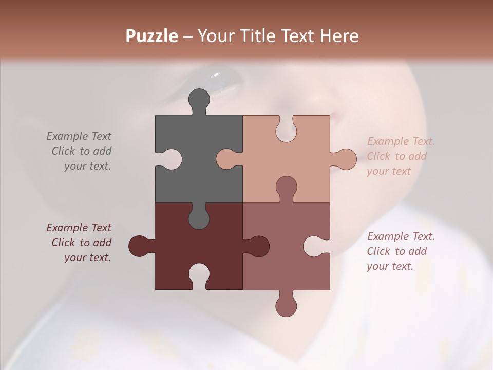 Blue Sunlight Eye PowerPoint Template