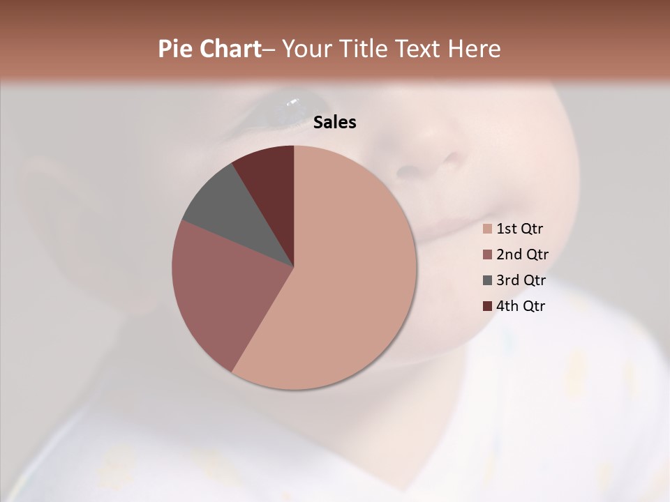 Blue Sunlight Eye PowerPoint Template