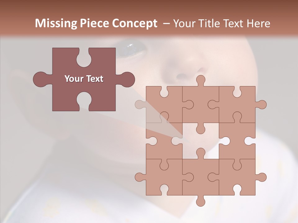 Blue Sunlight Eye PowerPoint Template