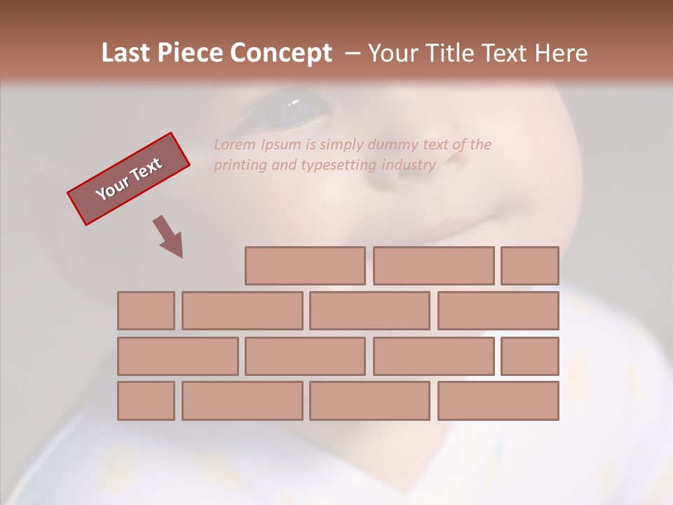 Blue Sunlight Eye PowerPoint Template