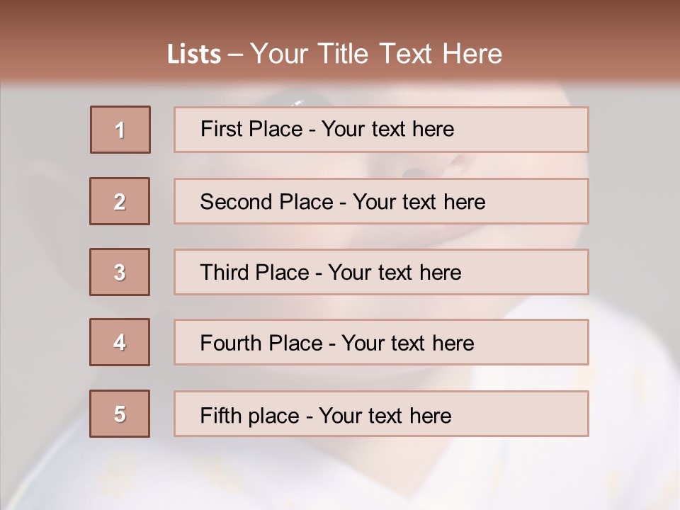 Blue Sunlight Eye PowerPoint Template