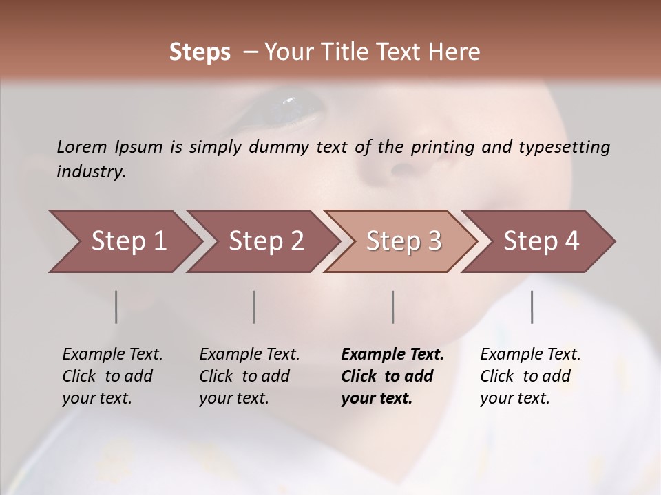 Blue Sunlight Eye PowerPoint Template