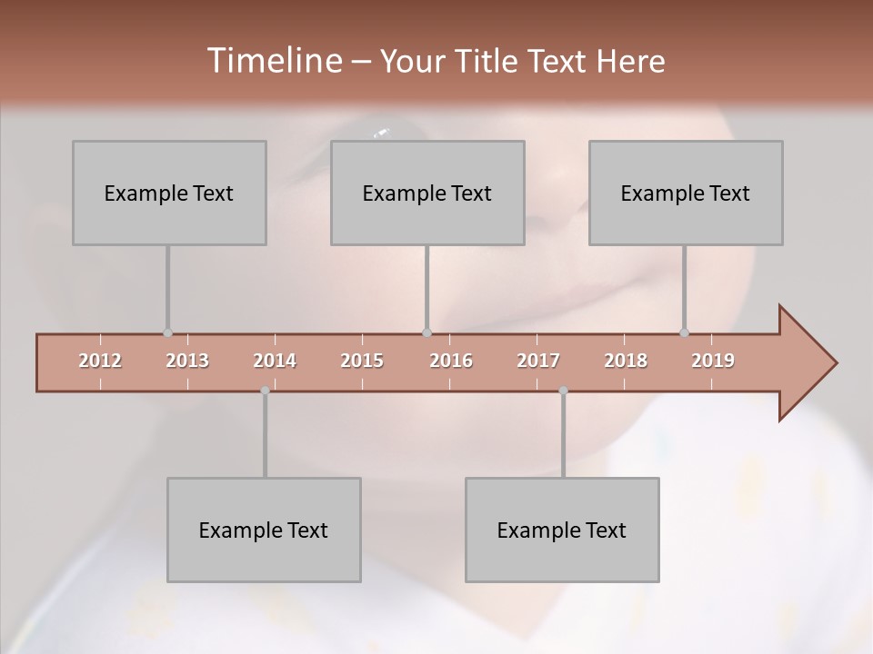 Blue Sunlight Eye PowerPoint Template