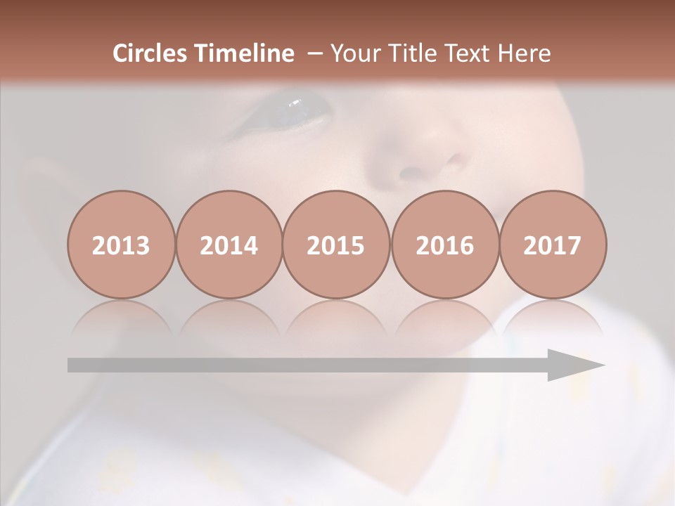 Blue Sunlight Eye PowerPoint Template