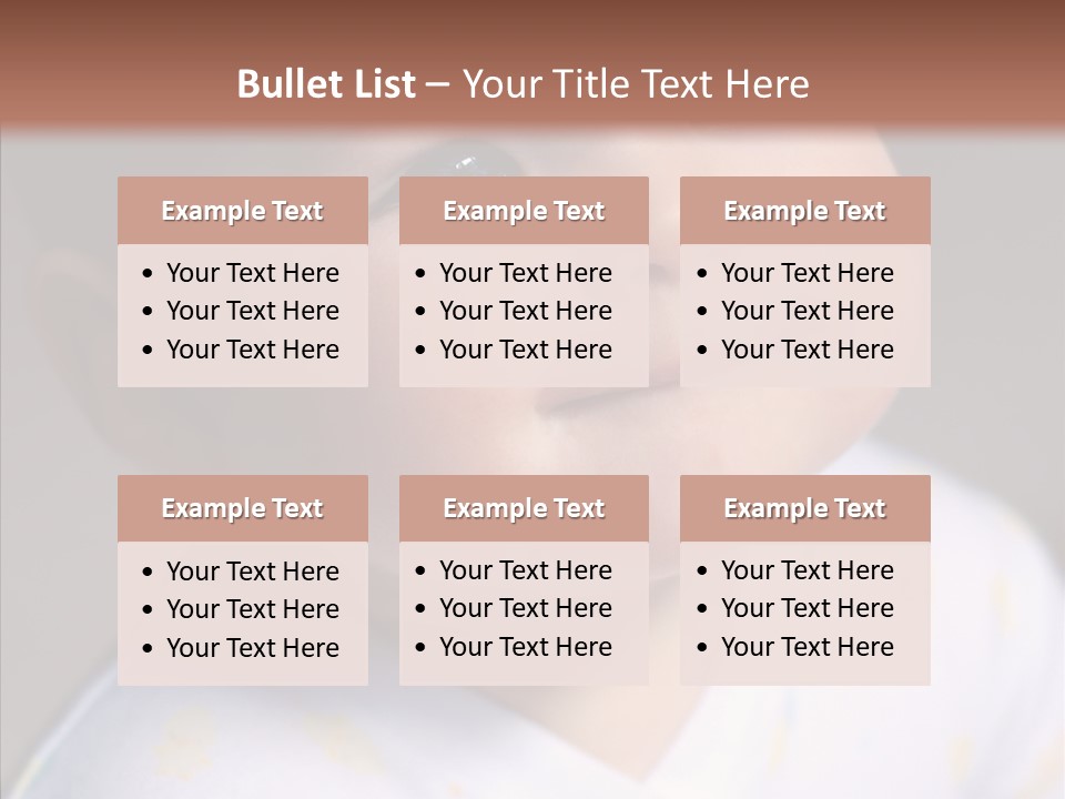 Blue Sunlight Eye PowerPoint Template