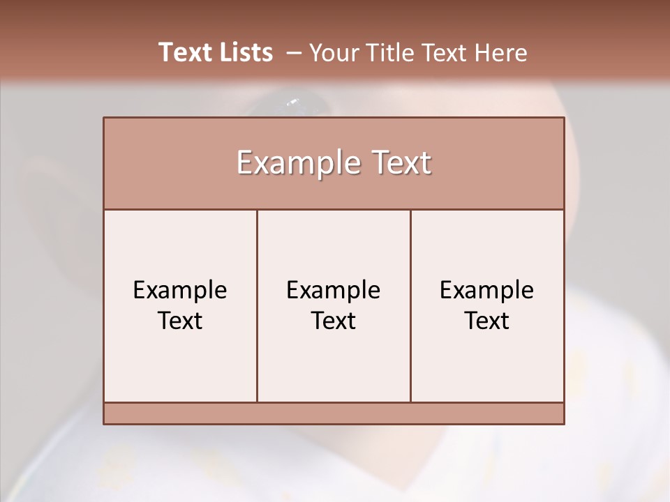 Blue Sunlight Eye PowerPoint Template