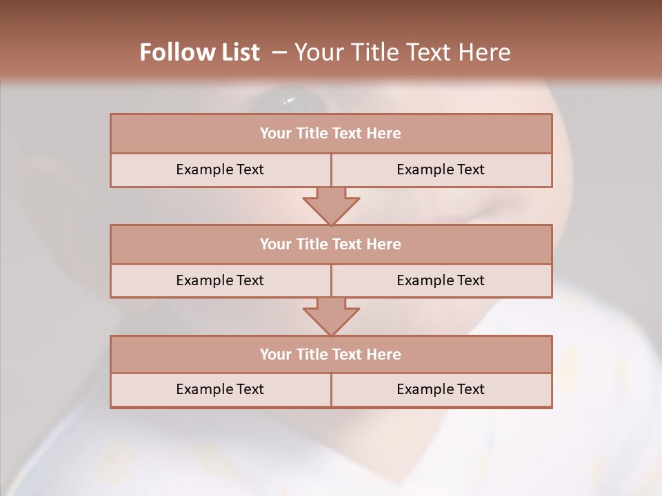 Blue Sunlight Eye PowerPoint Template