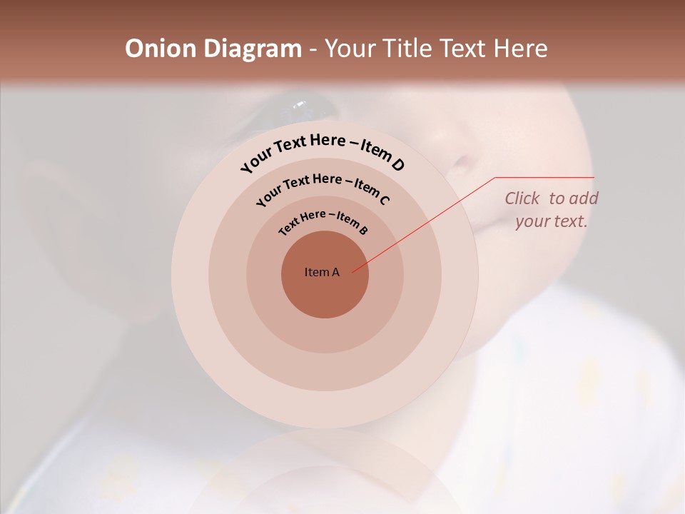 Blue Sunlight Eye PowerPoint Template