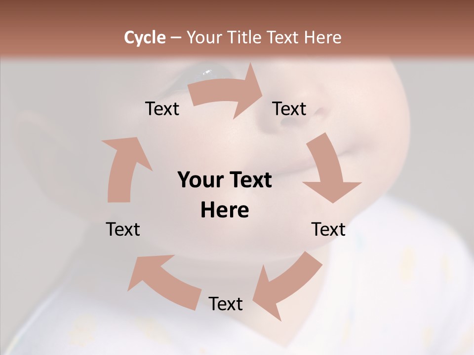 Blue Sunlight Eye PowerPoint Template