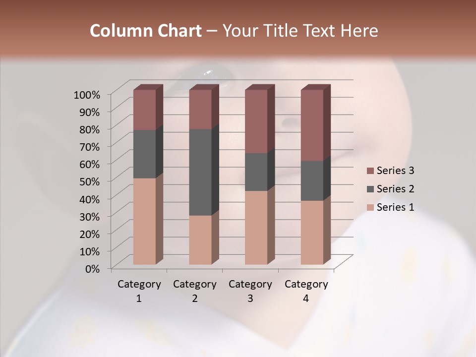 Blue Sunlight Eye PowerPoint Template