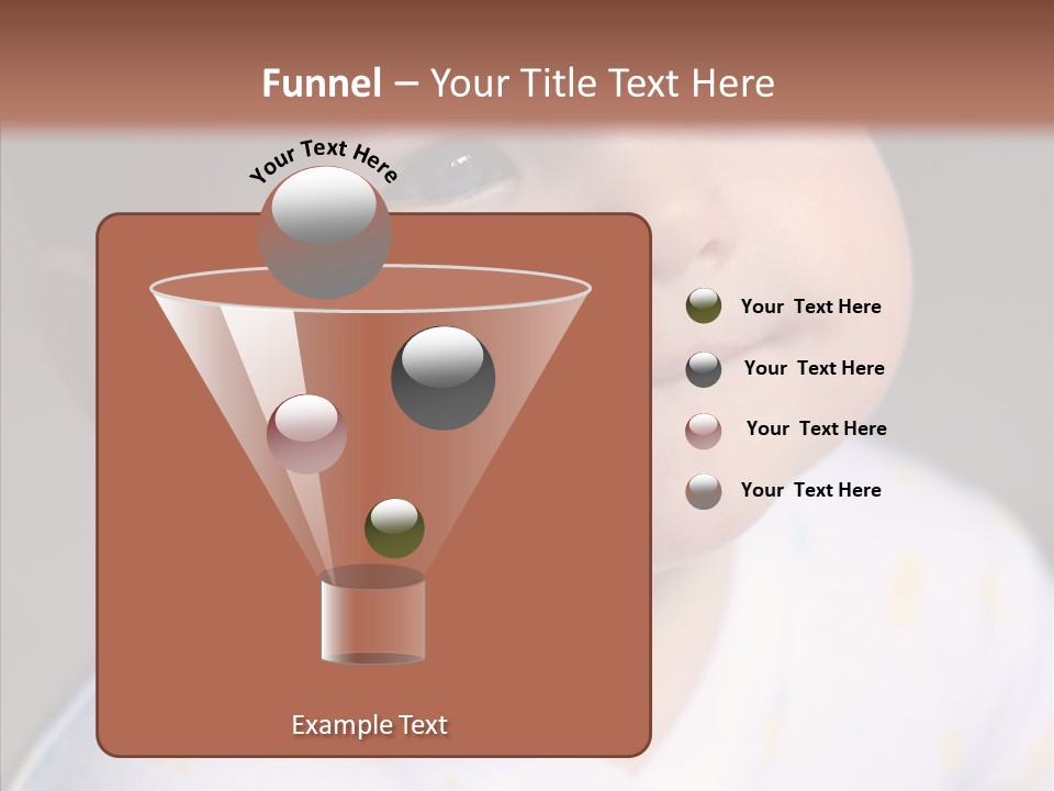 Blue Sunlight Eye PowerPoint Template