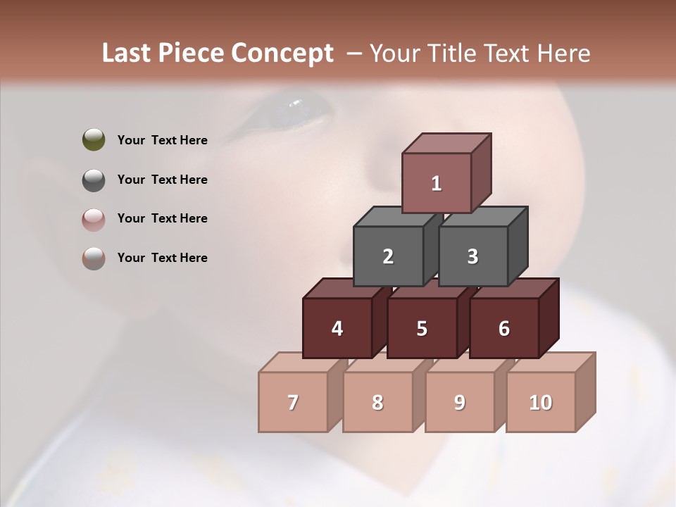 Blue Sunlight Eye PowerPoint Template