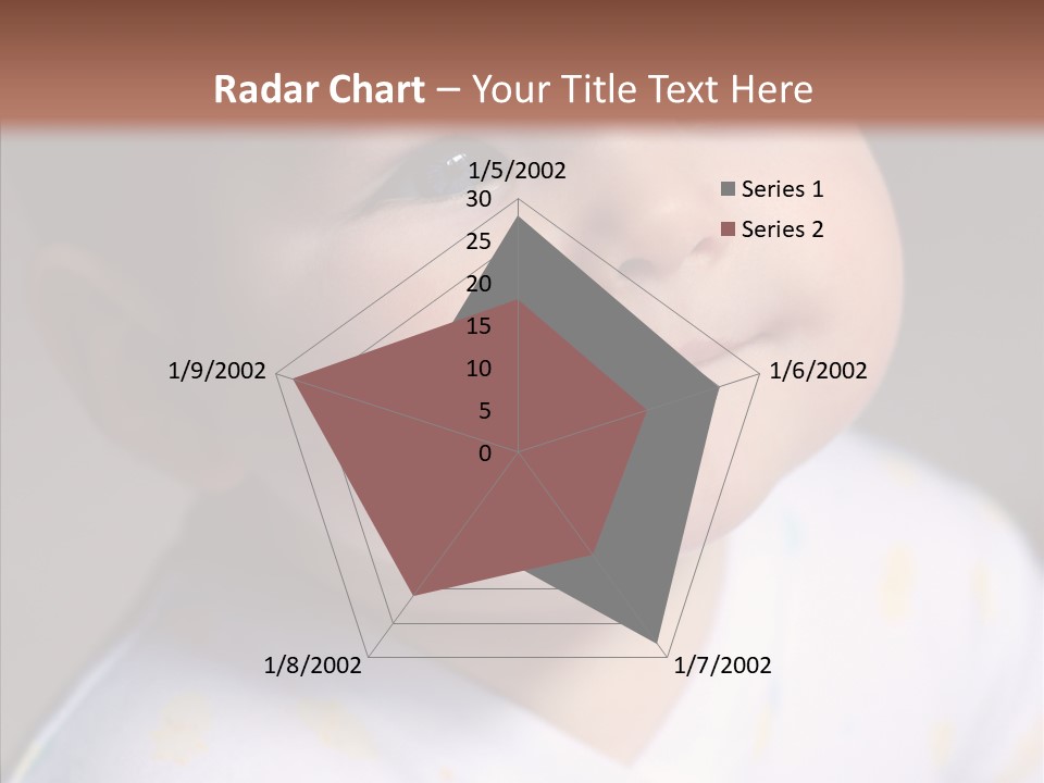 Blue Sunlight Eye PowerPoint Template