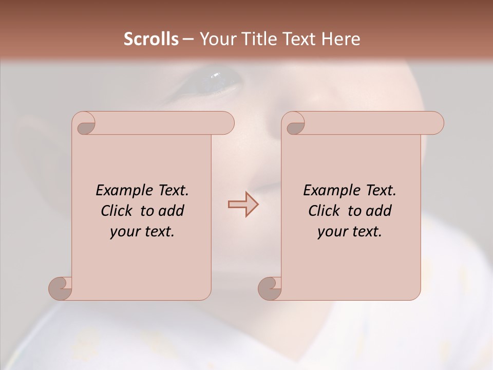 Blue Sunlight Eye PowerPoint Template