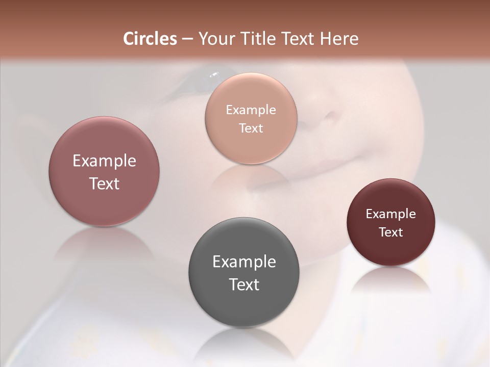 Blue Sunlight Eye PowerPoint Template