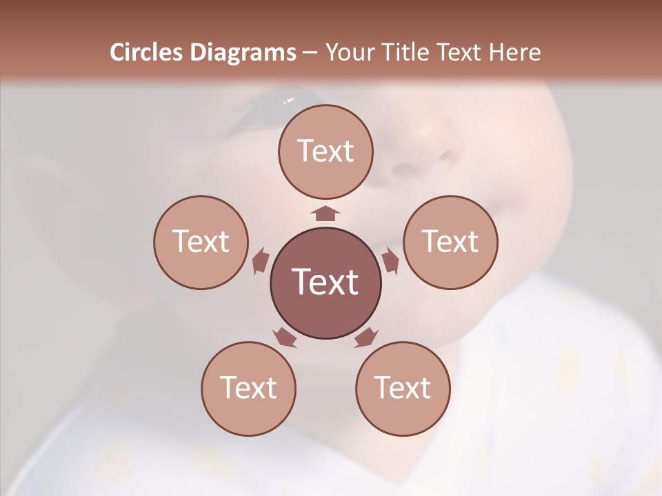 Blue Sunlight Eye PowerPoint Template