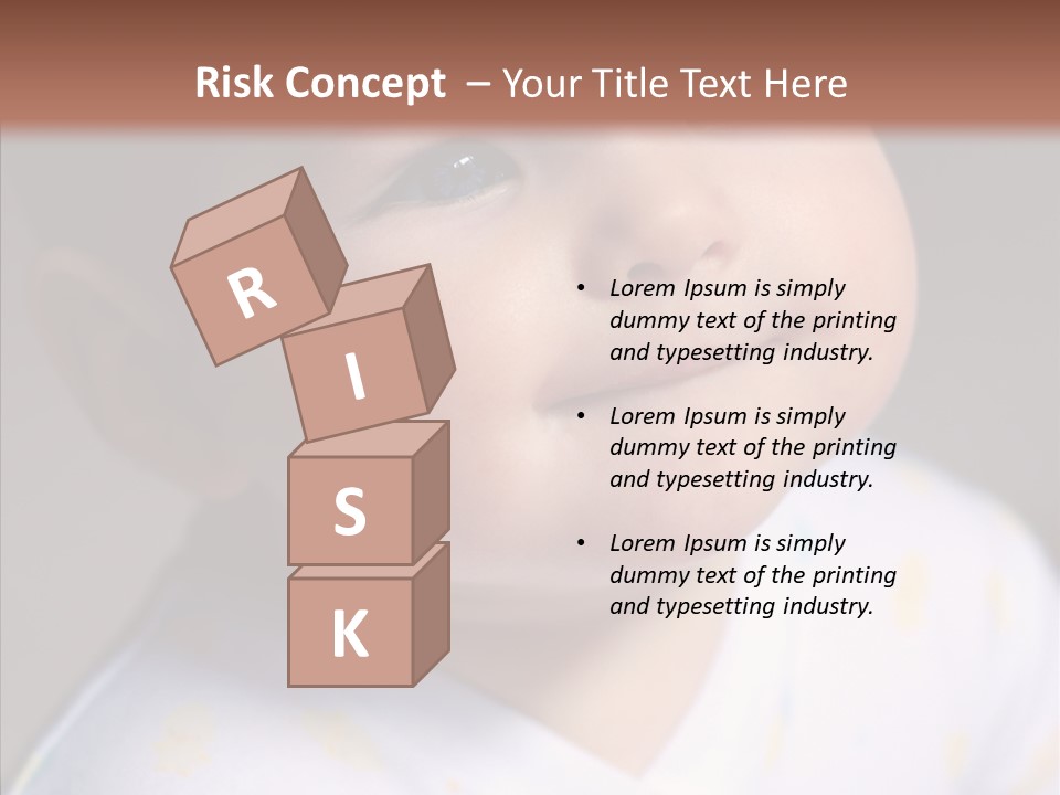 Blue Sunlight Eye PowerPoint Template