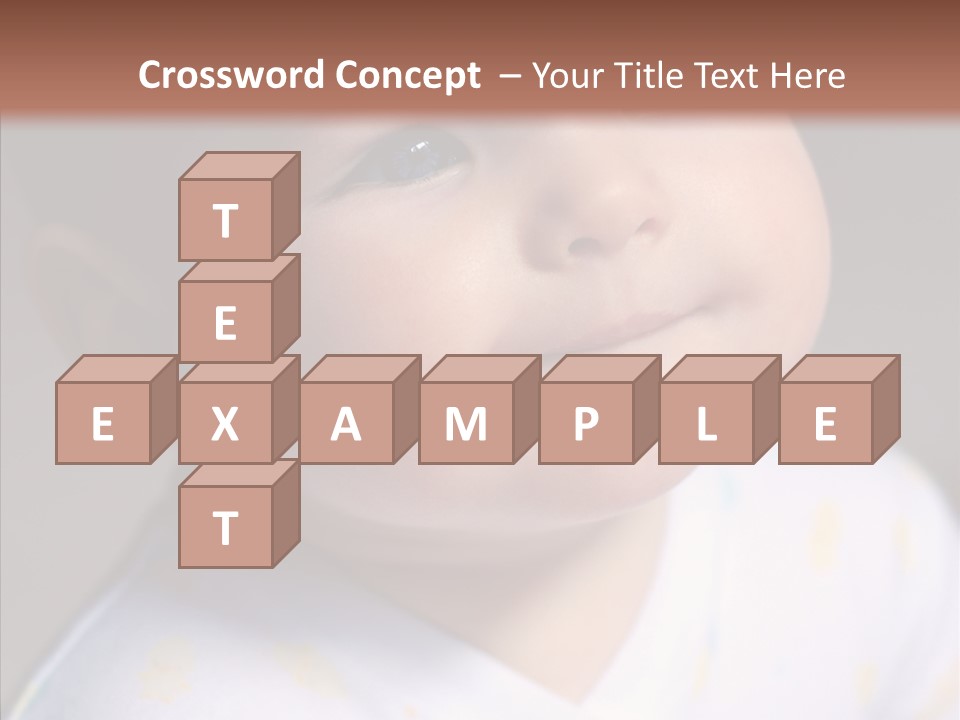 Blue Sunlight Eye PowerPoint Template