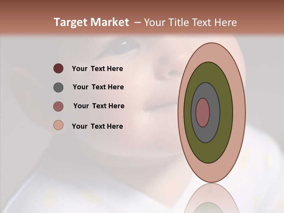 Blue Sunlight Eye PowerPoint Template