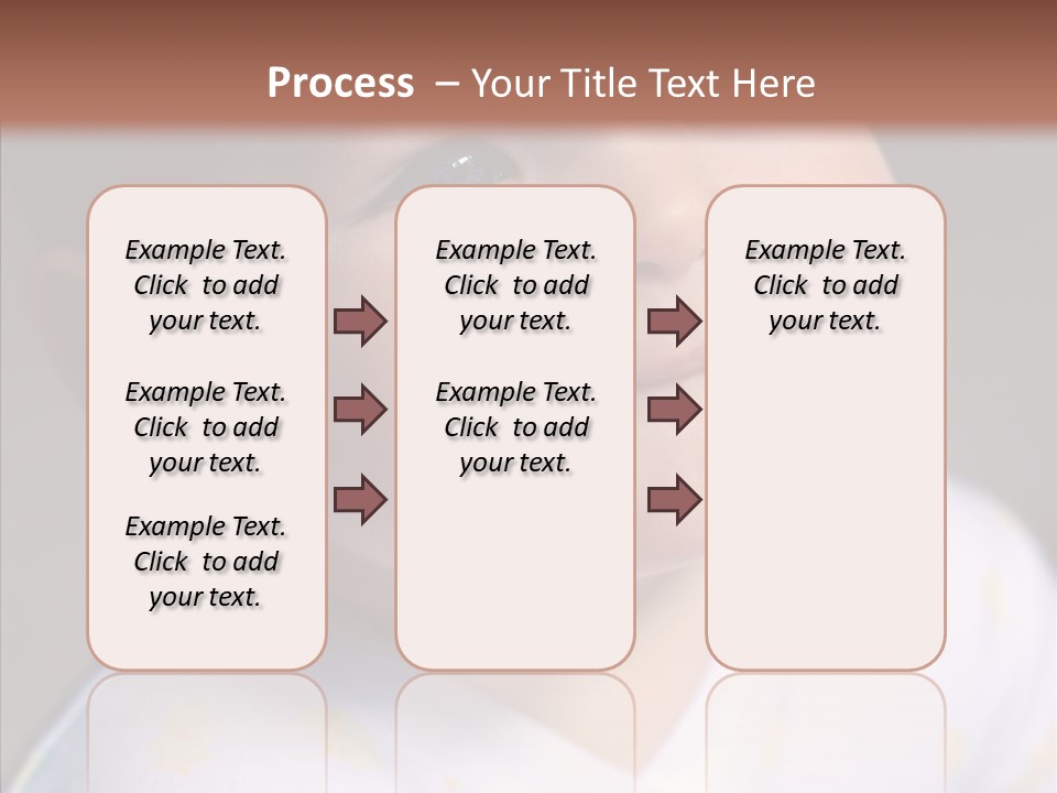 Blue Sunlight Eye PowerPoint Template