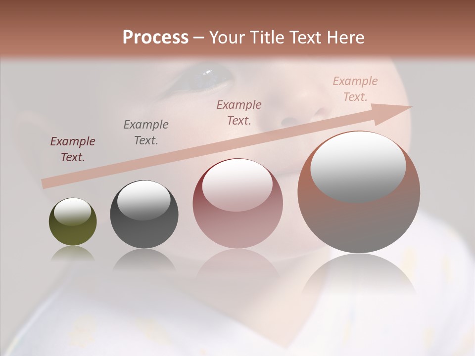 Blue Sunlight Eye PowerPoint Template