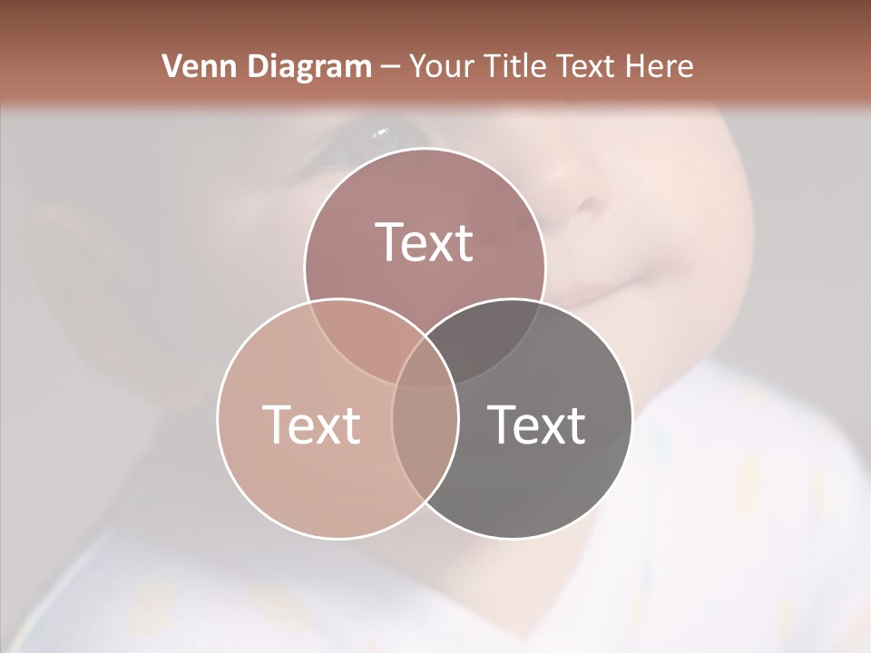 Blue Sunlight Eye PowerPoint Template