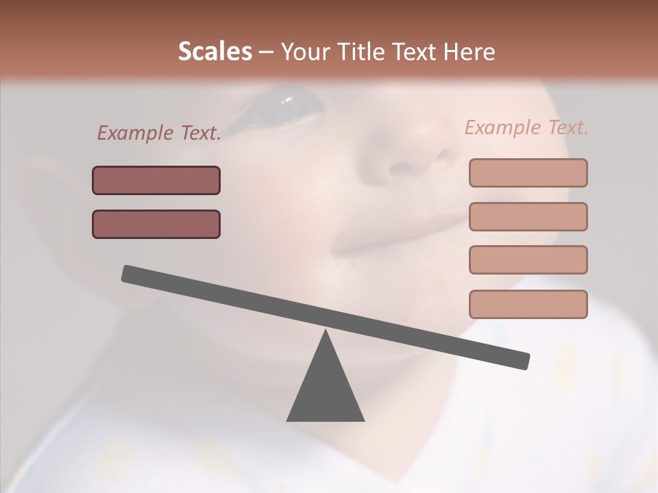 Blue Sunlight Eye PowerPoint Template