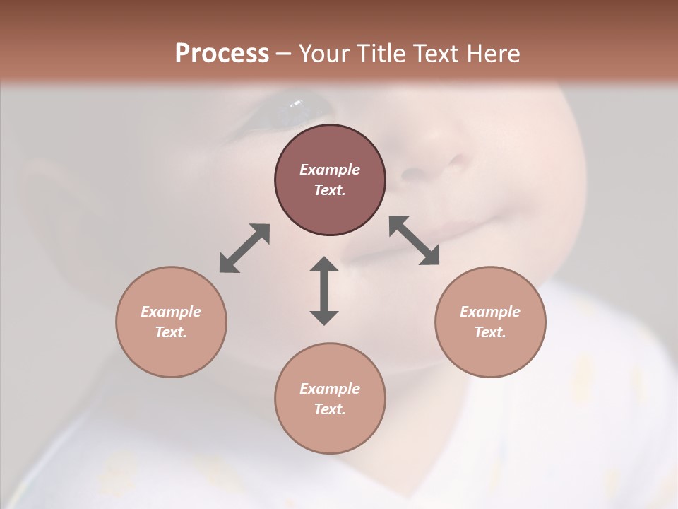 Blue Sunlight Eye PowerPoint Template