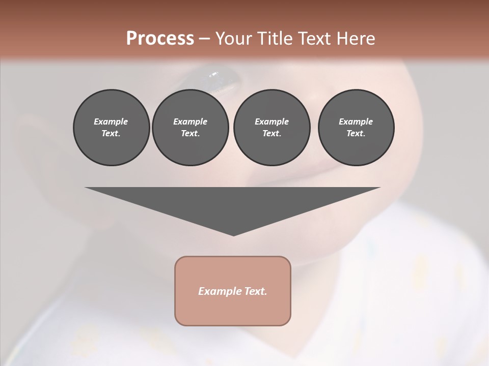 Blue Sunlight Eye PowerPoint Template