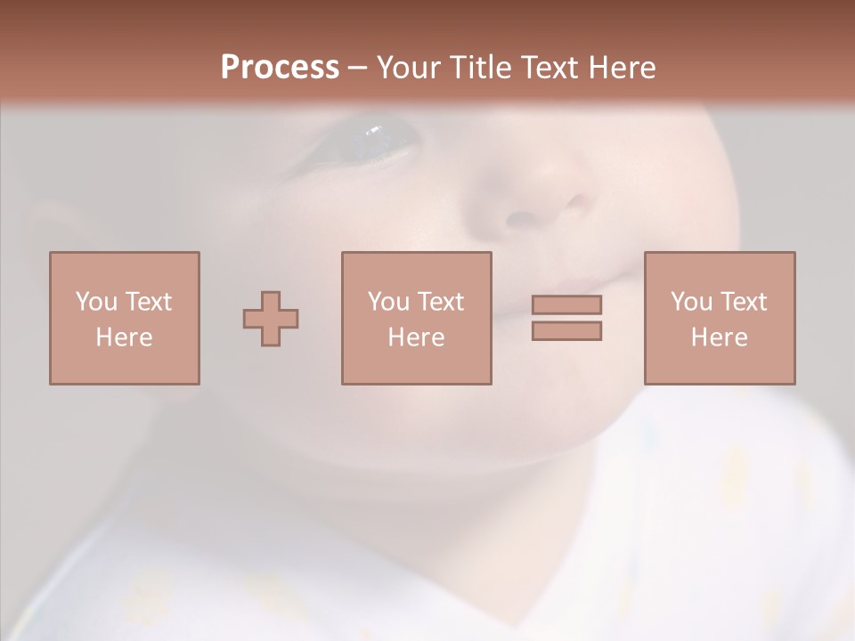 Blue Sunlight Eye PowerPoint Template