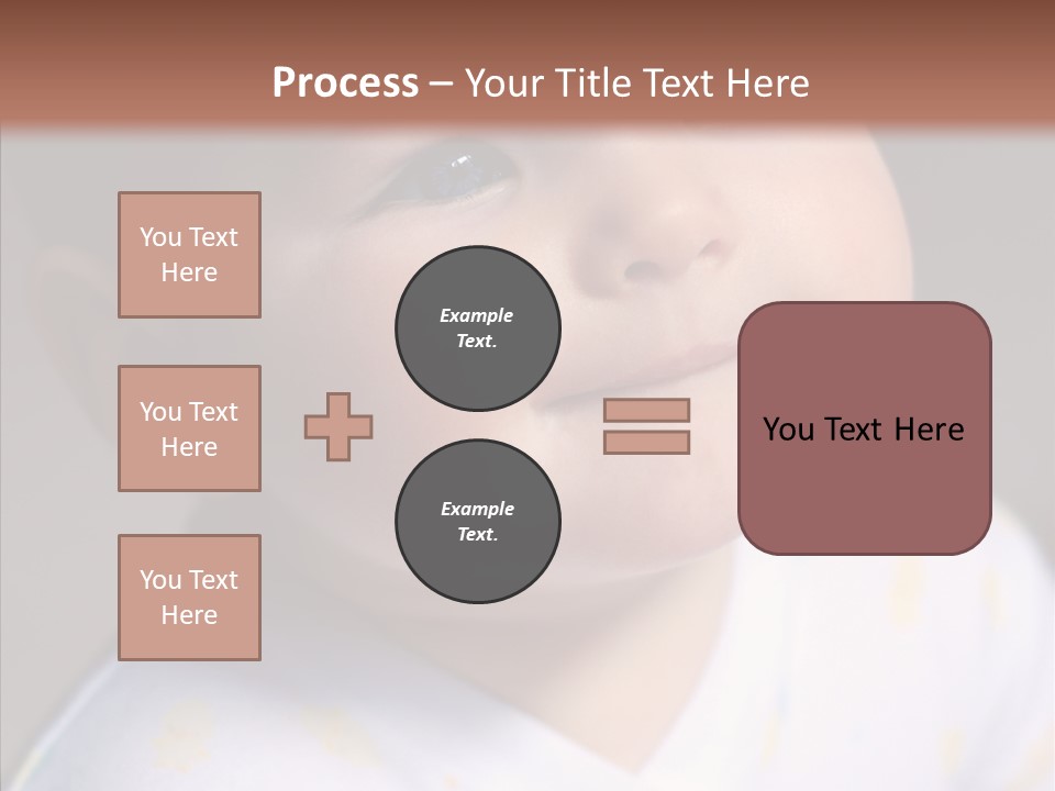 Blue Sunlight Eye PowerPoint Template
