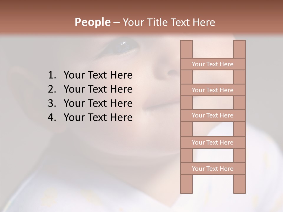 Blue Sunlight Eye PowerPoint Template