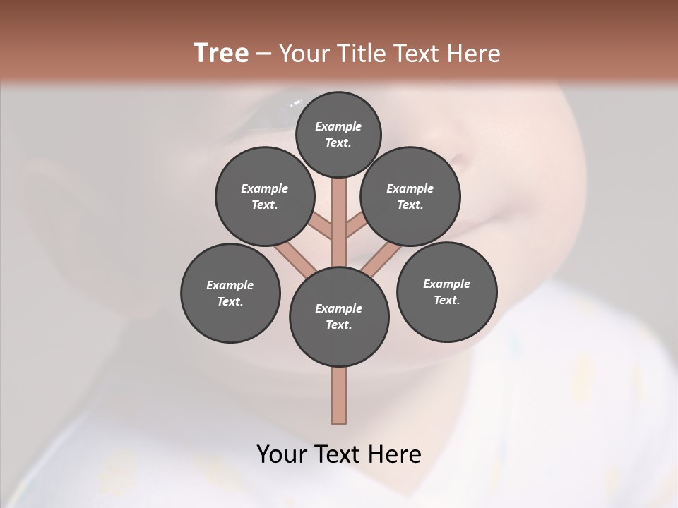 Blue Sunlight Eye PowerPoint Template