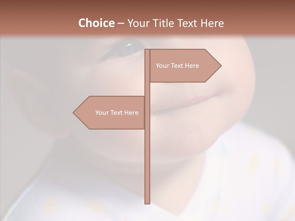 Blue Sunlight Eye PowerPoint Template