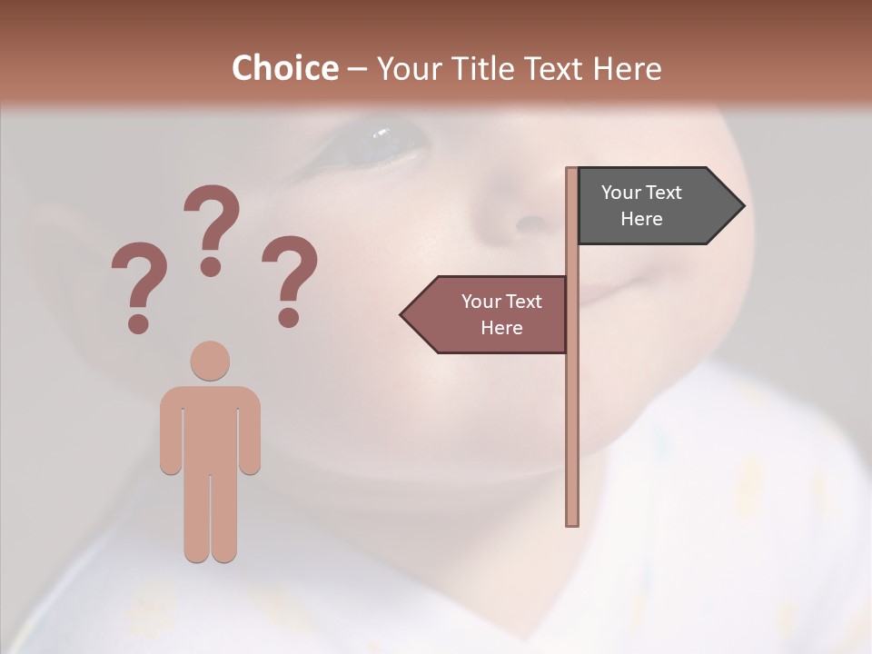 Blue Sunlight Eye PowerPoint Template