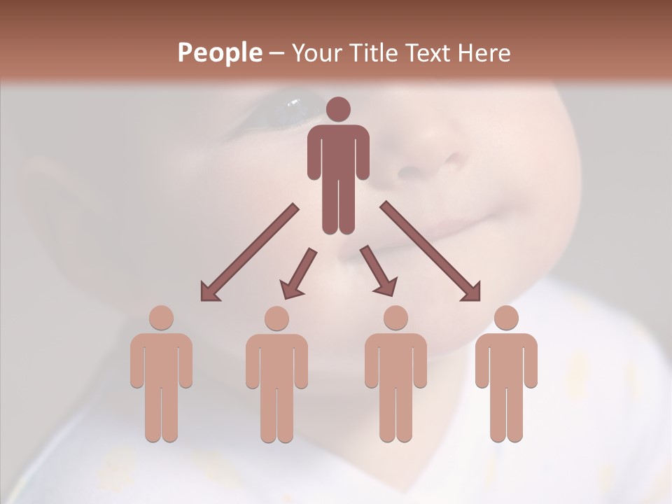 Blue Sunlight Eye PowerPoint Template