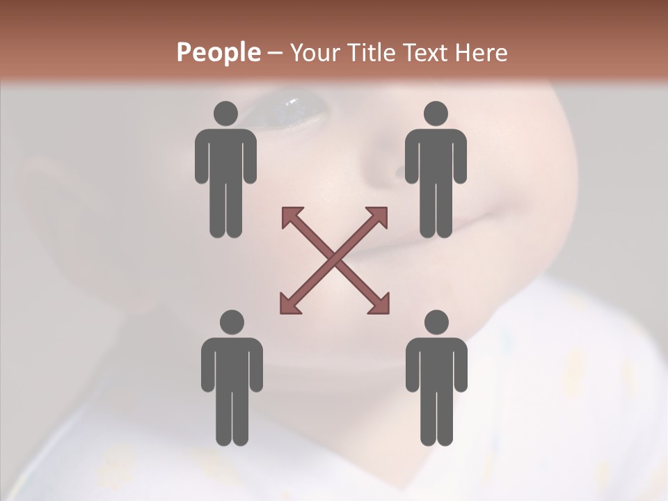 Blue Sunlight Eye PowerPoint Template