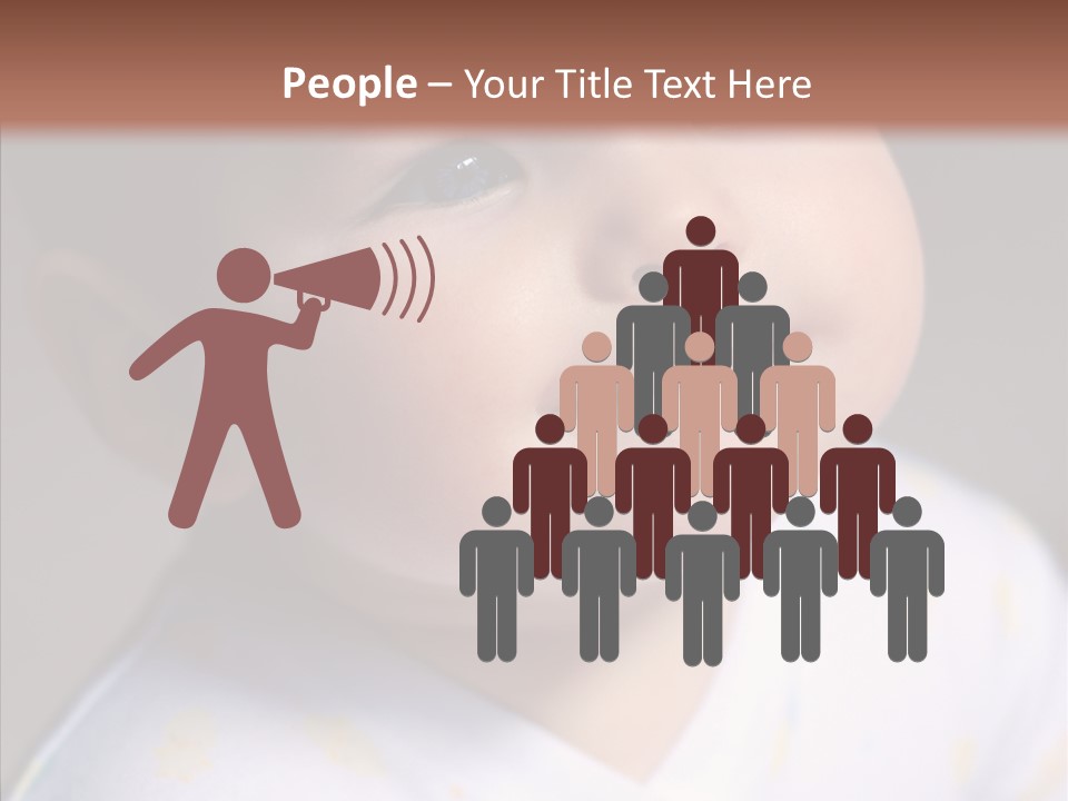 Blue Sunlight Eye PowerPoint Template