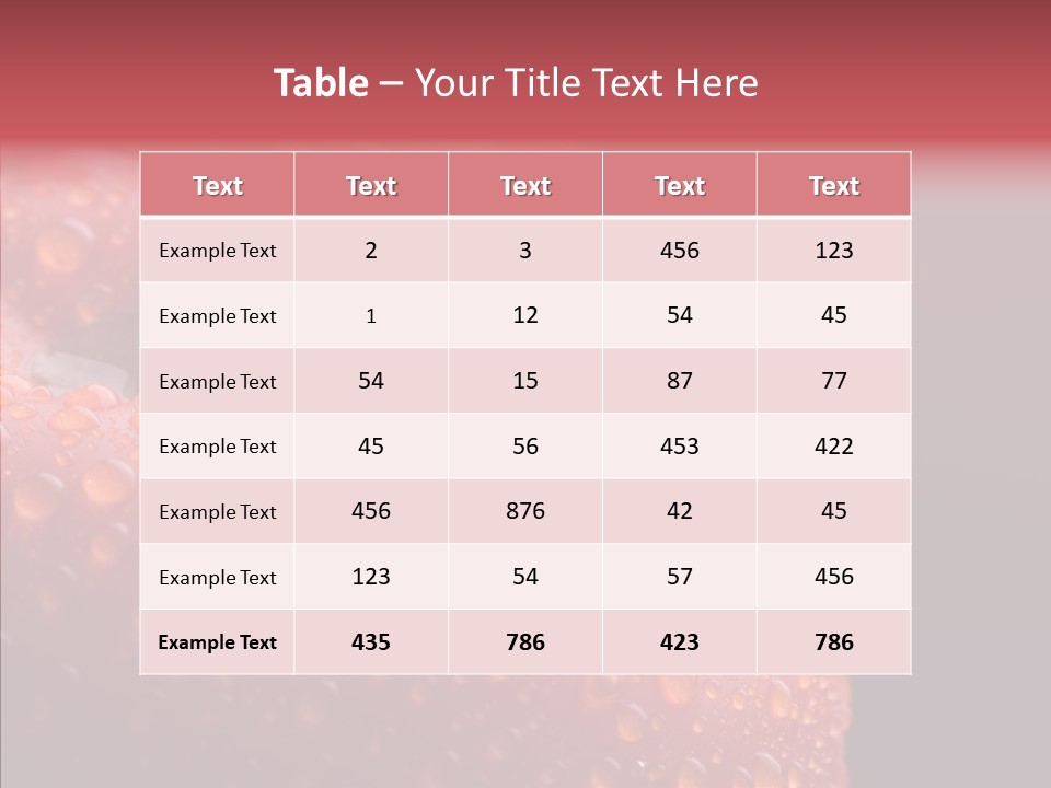 Food Health Dinner PowerPoint Template