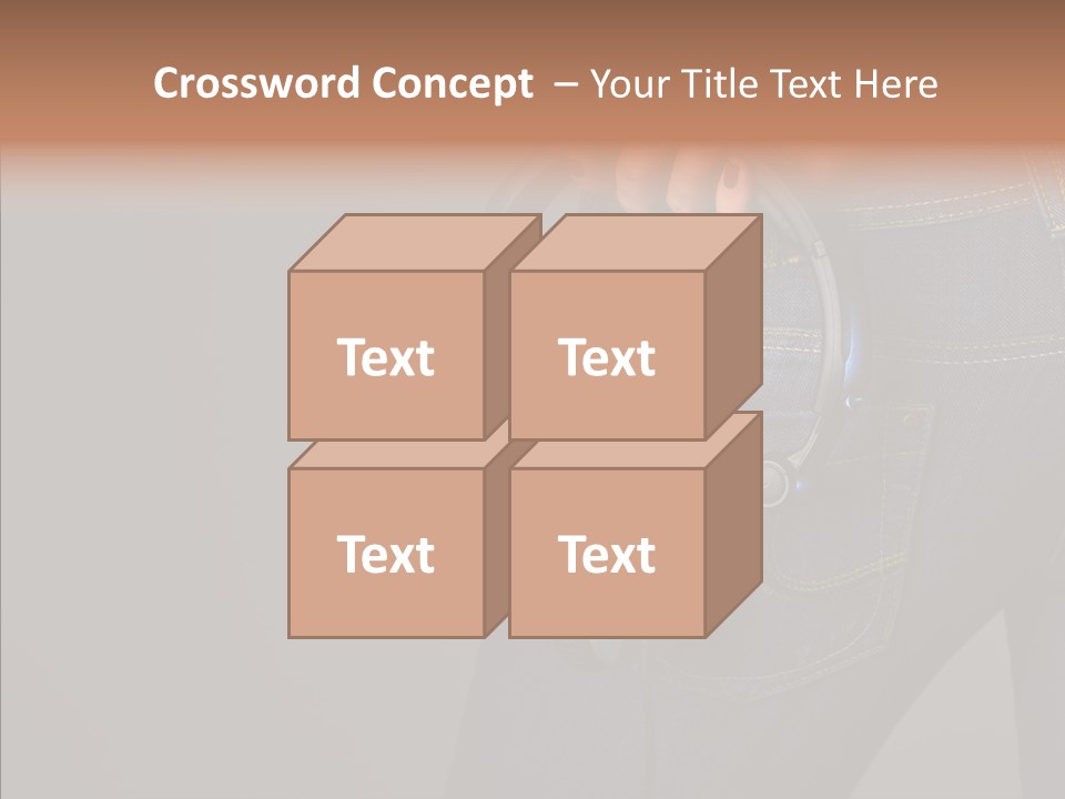 Enjoyment Technology Back PowerPoint Template