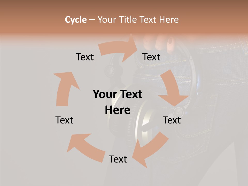 Enjoyment Technology Back PowerPoint Template