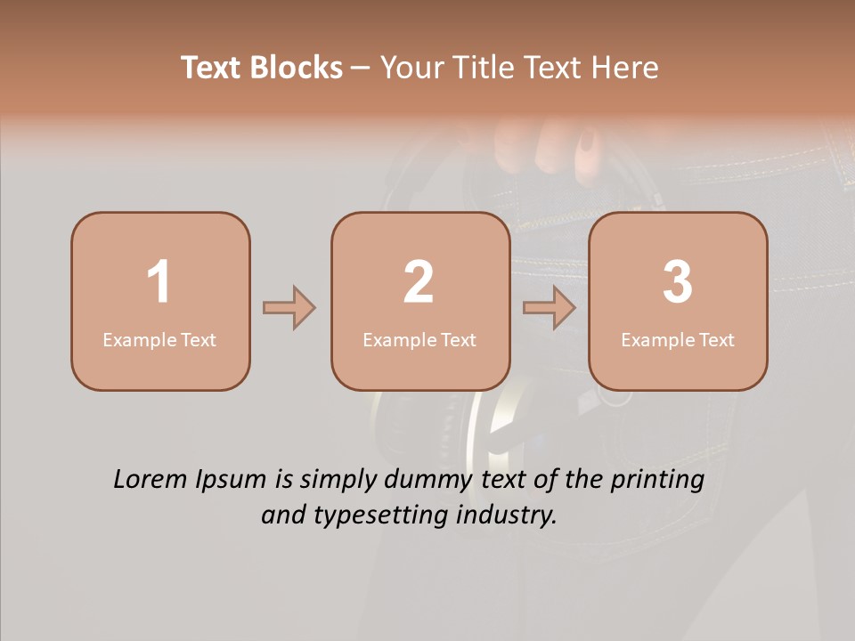 Enjoyment Technology Back PowerPoint Template