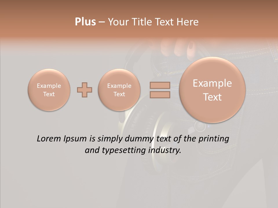 Enjoyment Technology Back PowerPoint Template