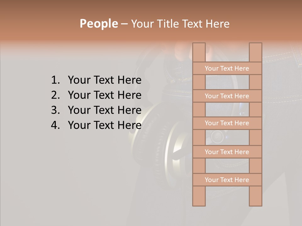 Enjoyment Technology Back PowerPoint Template